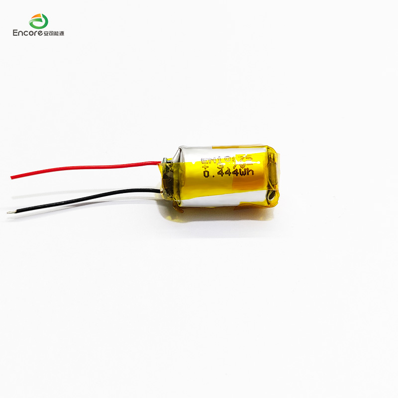 3.7v 120mah लिथियम पॉलिमर बॅटरी