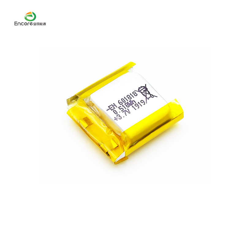 3.7v 140mah Lipo रिचार्जेबल लिथियम पॉलिमर बॅटरी