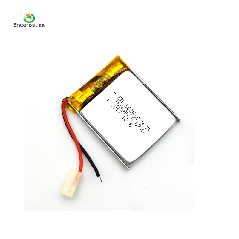 सौंदर्यासाठी 3.7v 180mah LiPo बॅटरी