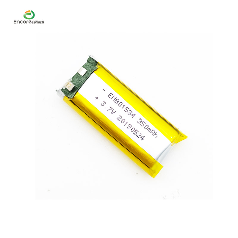 3.7v 350mah ली पॉलिमर बॅटरी