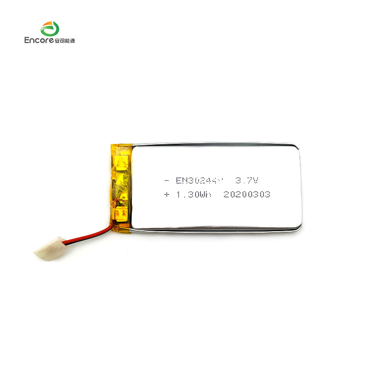 3.7v 350mah लिथियम आयन ली पॉलिमर बॅटरी