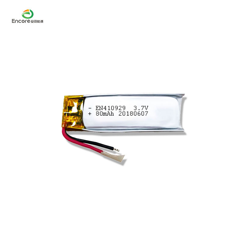 3 7v 80mah अल्ट्रा पातळ लहान ब्लूटूथ हेडसेट बॅटरीज