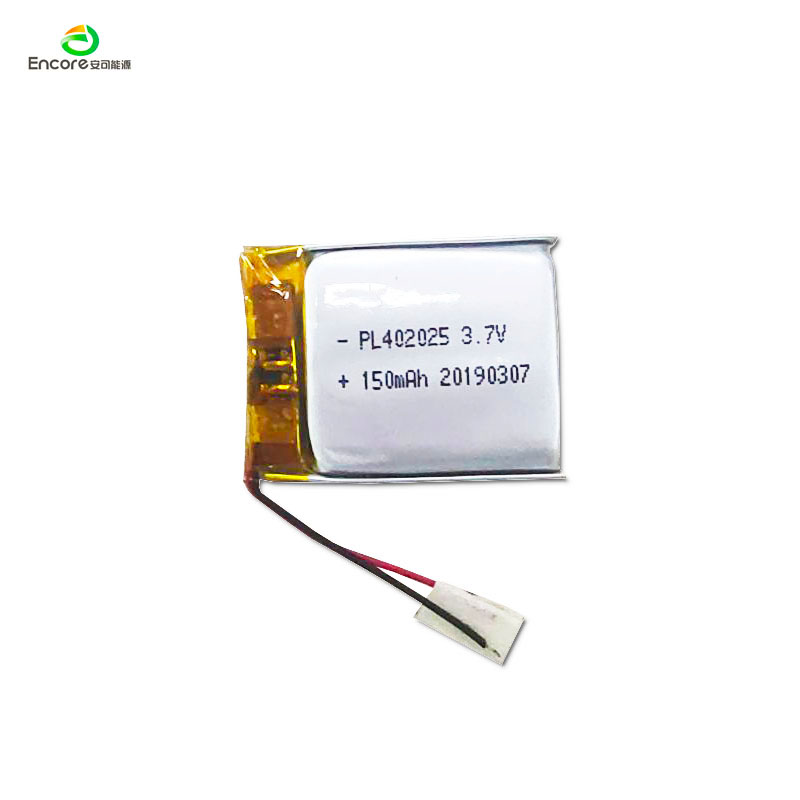 402025 150mAh 3.7v रिचार्जेबल लिपो बॅटरी