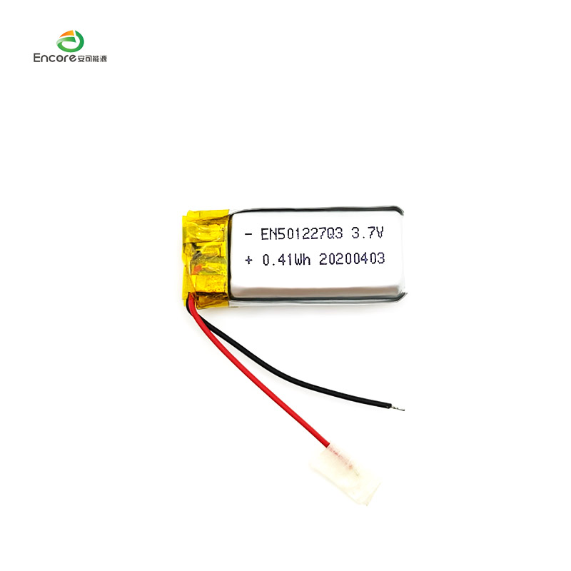 501227 3.7v 110mah लिथियम पॉलिमर बॅटरी