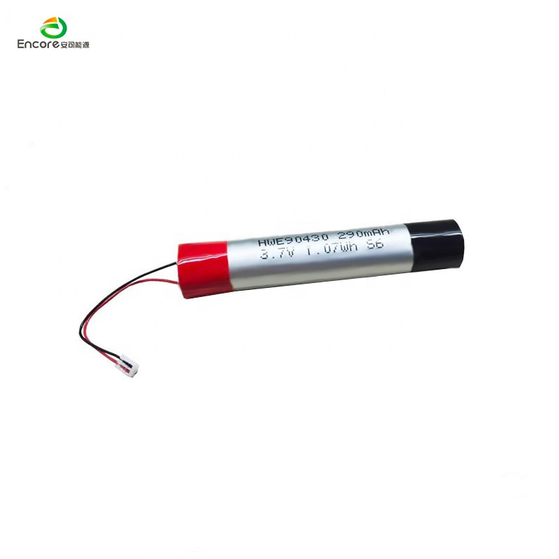 90430 290mAh लहान दंडगोलाकार बॅटरी